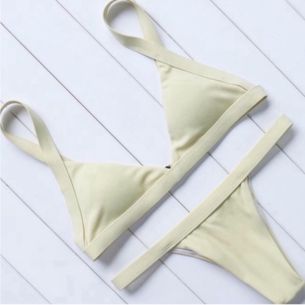 Breezy Swim | Butter Yellow Bikini Set